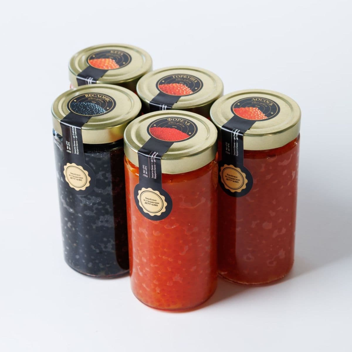 Кета-Горбуша-Лосось-Веслоніс-Форель по 500 г